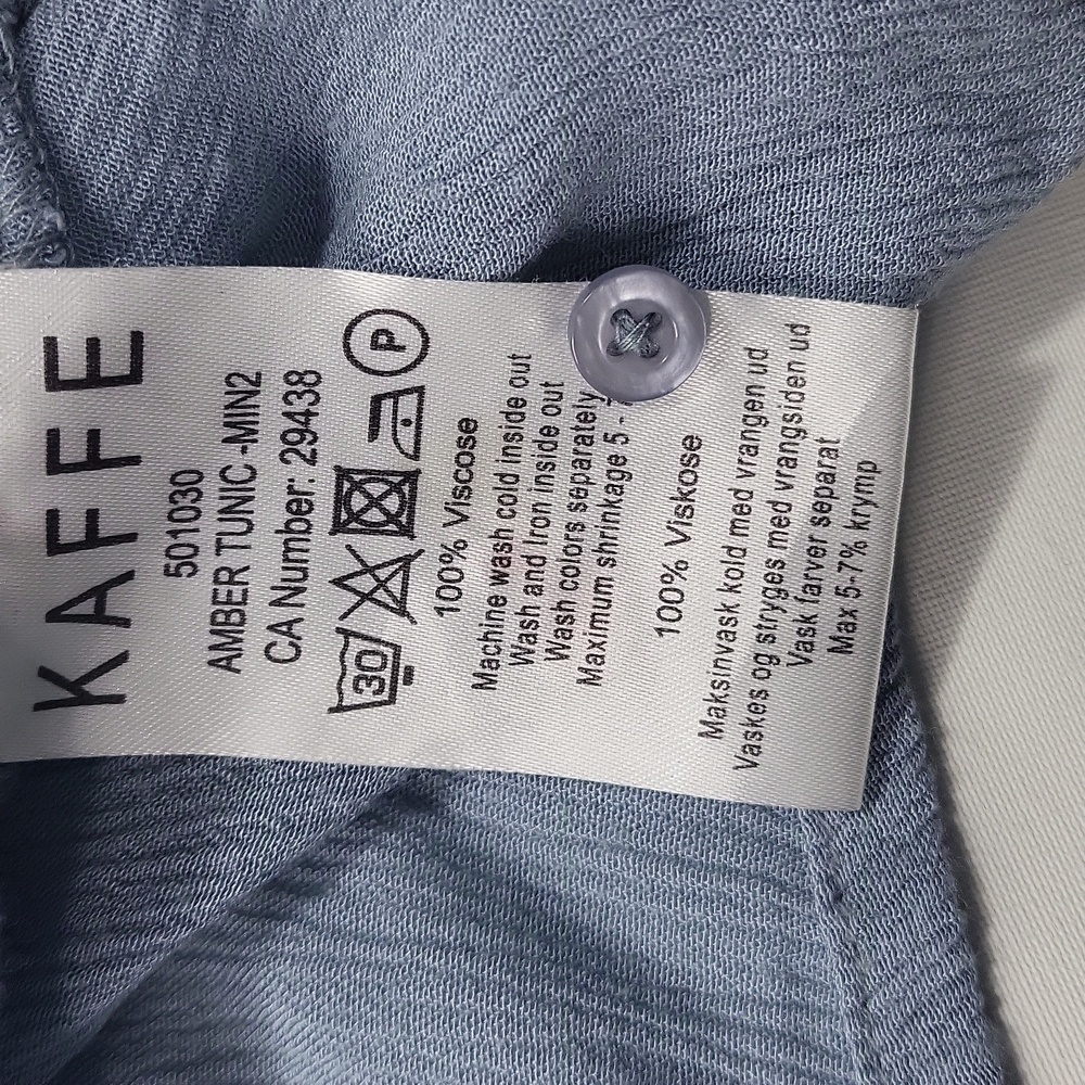 Kaffee Amber Tunic 3/4 Sleeve Size 36 - Picture 5 of 6